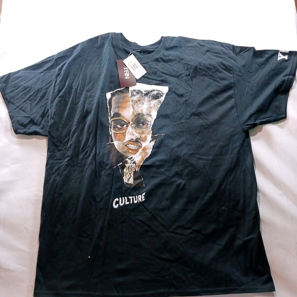 Yung Rich Nation YRN Migos Culture Quavo Graphic T-Shirt Black 2XL YTS17TBA12